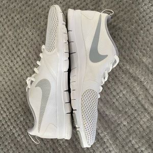 White Nike sneakers